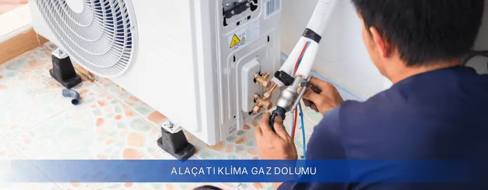 Alaçatı İlçemi Baymak Klima Gaz Dolumu